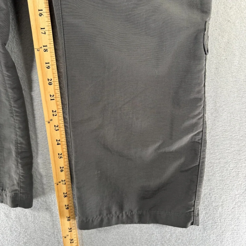 The North Face Paramount Convertible Cargo Pants Womens 10 Regular Gray‎ Nylon